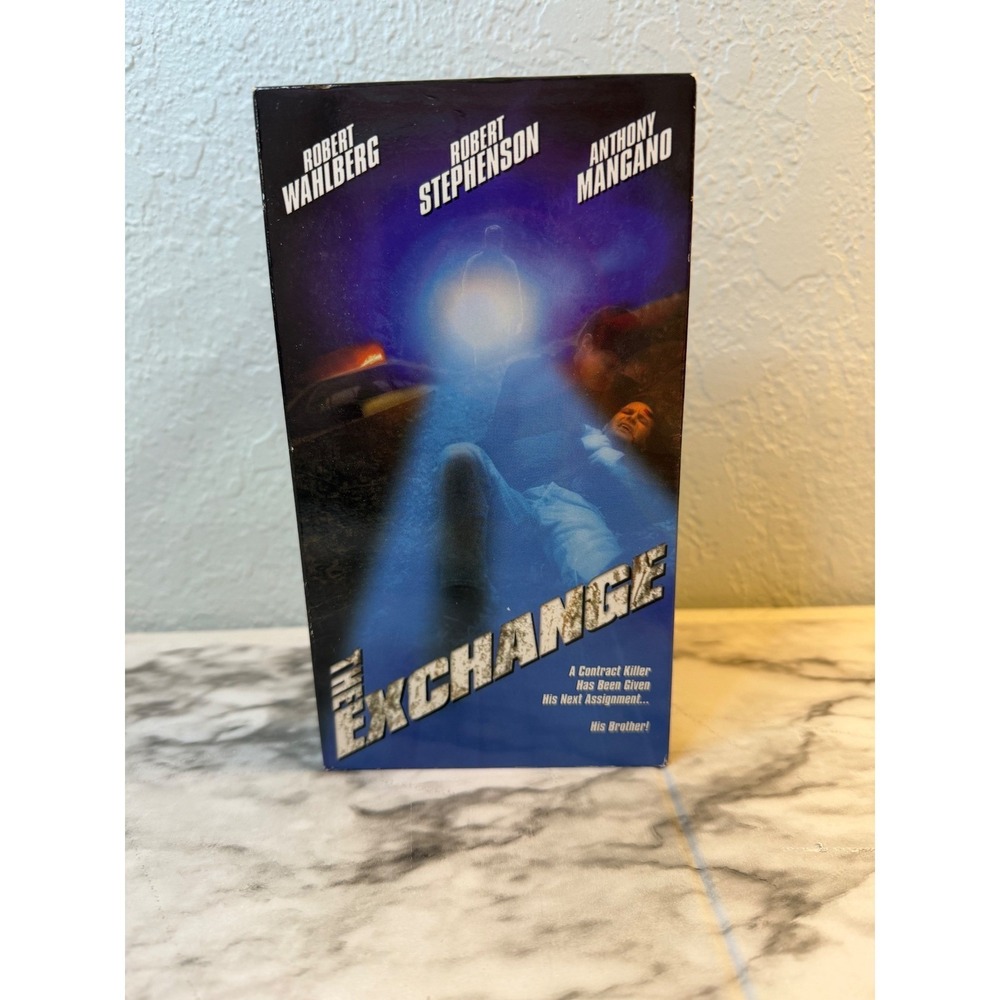 The Exchange VHS 2000 Robert Wahlberg Crime Thriller Rare HTF Independent Film